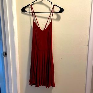Forever 21 Super cute flowy red dress